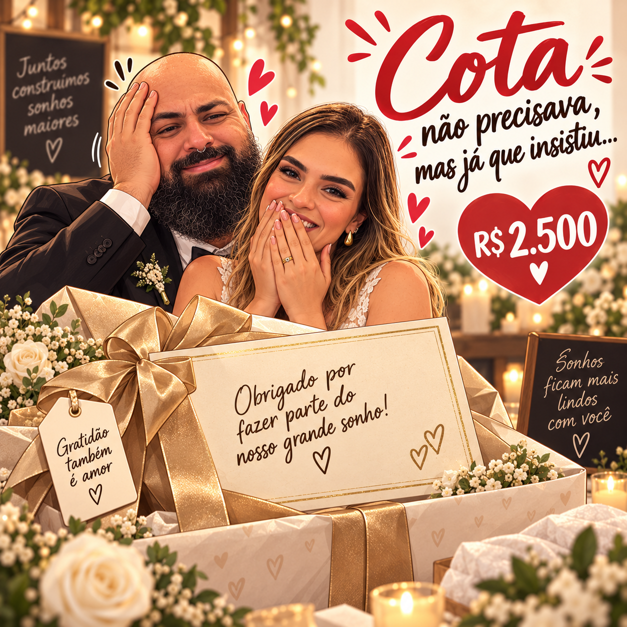 Cota “não precisava, mas já que insistiu…”